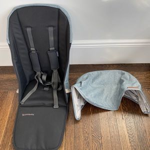 Uppababy Cruz / Vista V2 replacement fabric in Gregory
